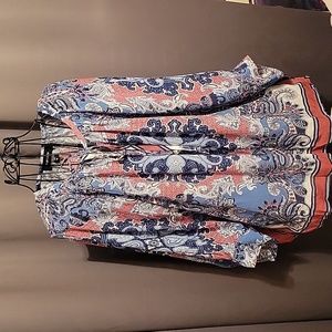 New Karen Kane Blouson Sleeve Top XL